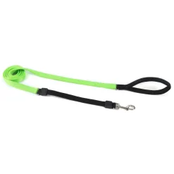 Bungee 3/4in Lime Green Dog Leash