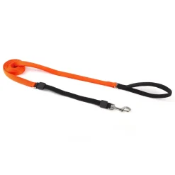 Bungee 3/4in Orange Dog Leash