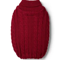 Cable Knit Maroon Sweater