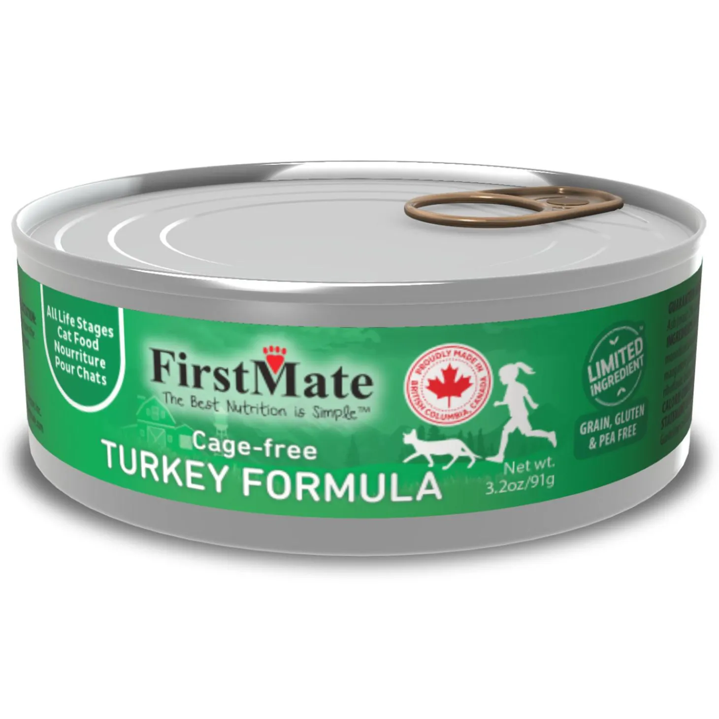 Cage-Free Turkey Formula Cat Food