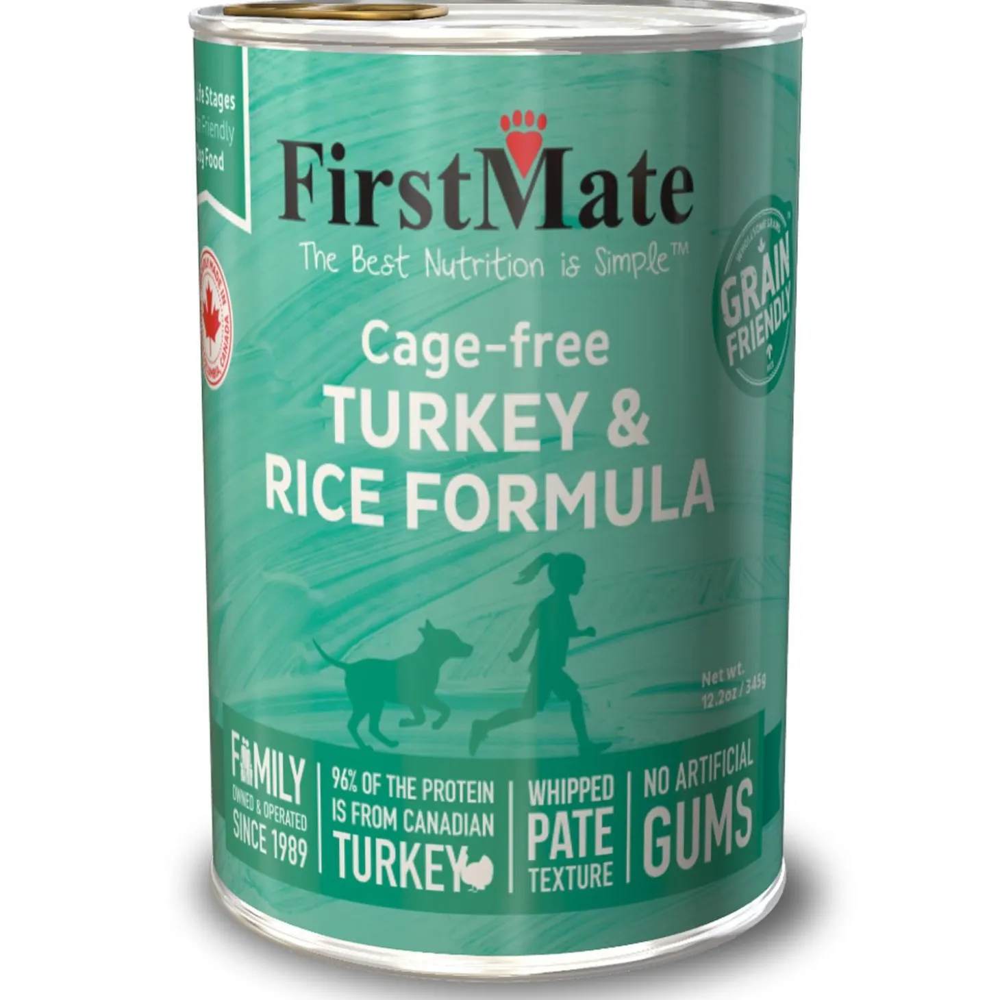 Cage-Free Turkey with Rice Grain Friendly Formula Dog Food