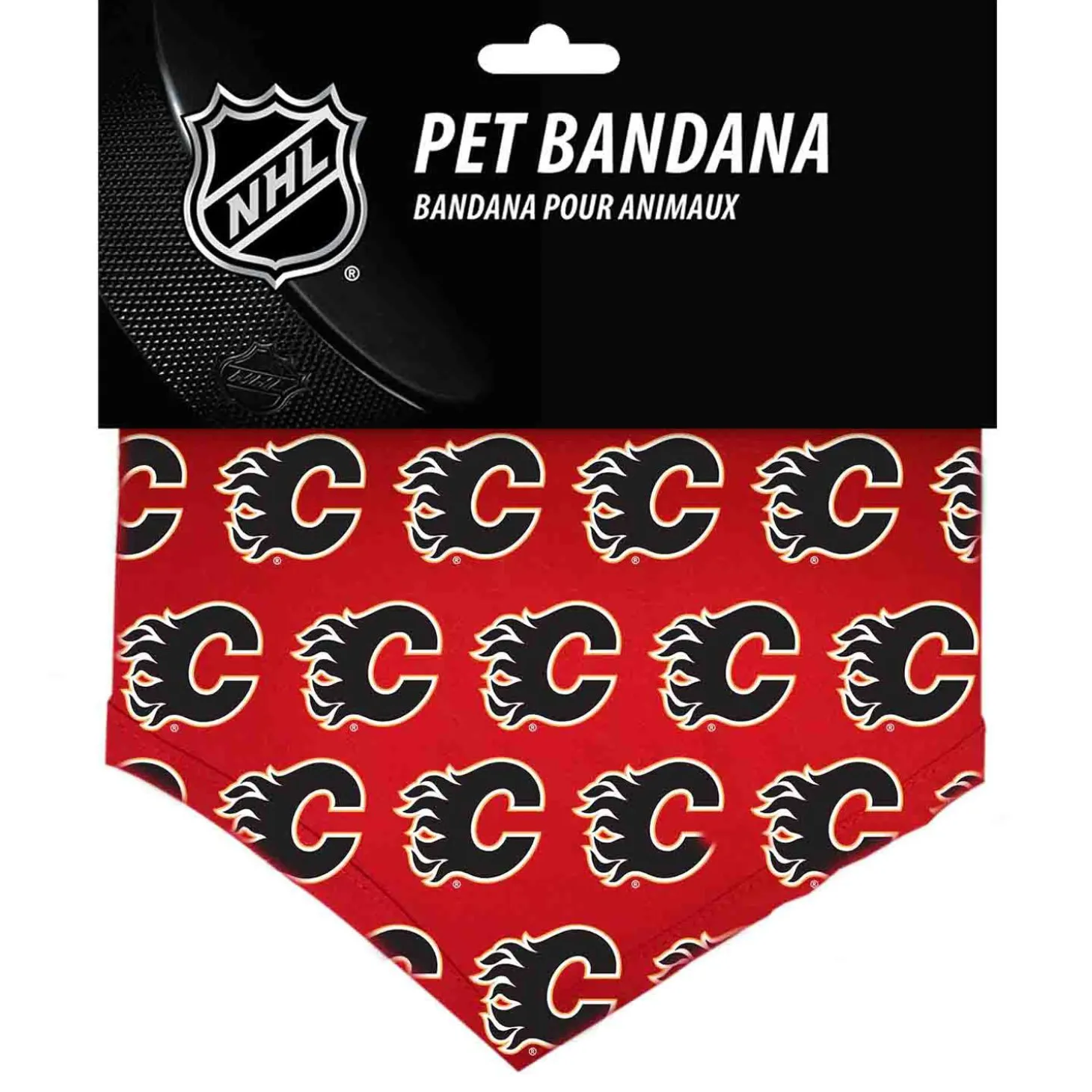 Calgary Flames Dog Bandana