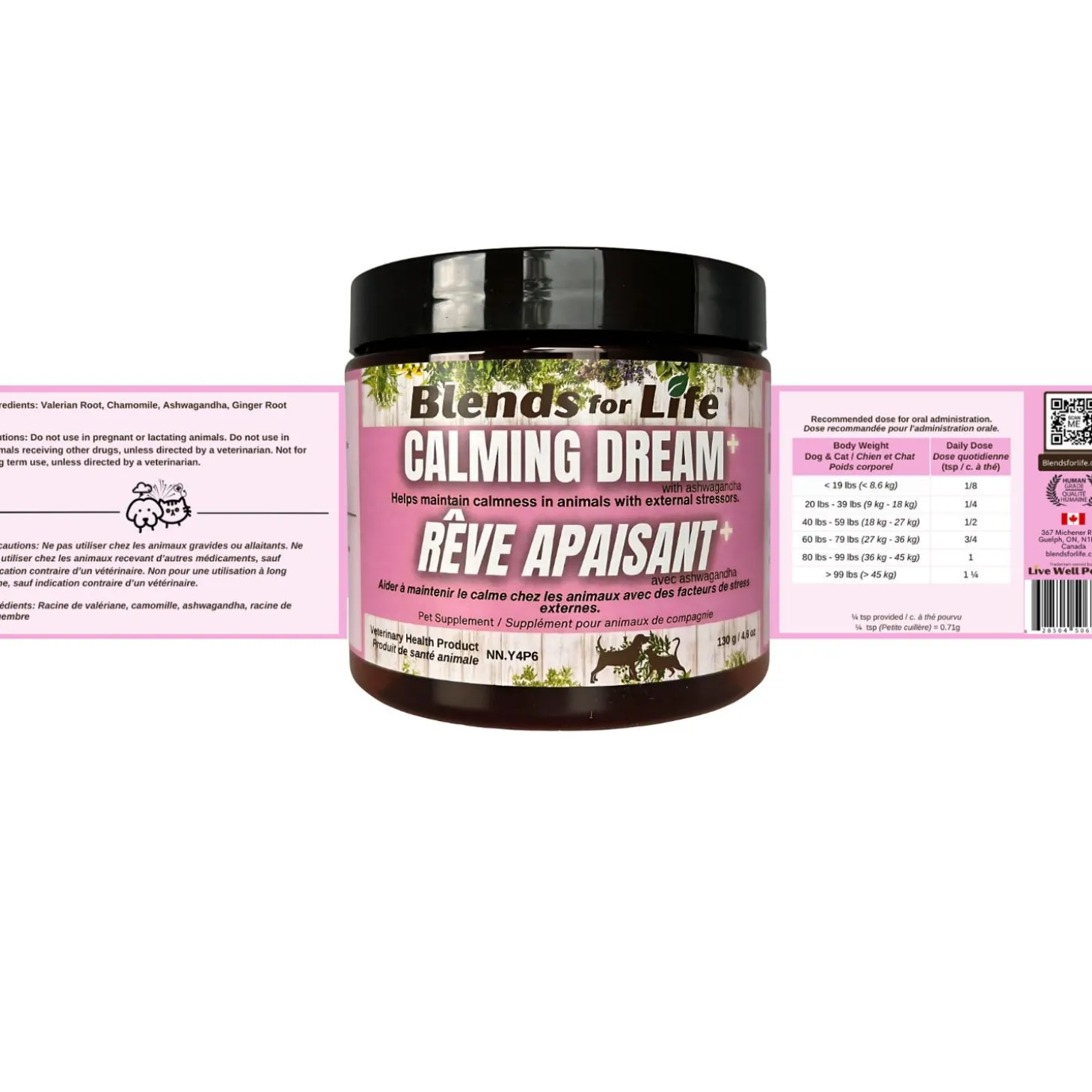 Calming Dream+ with Ashwagandha Pet Supplement