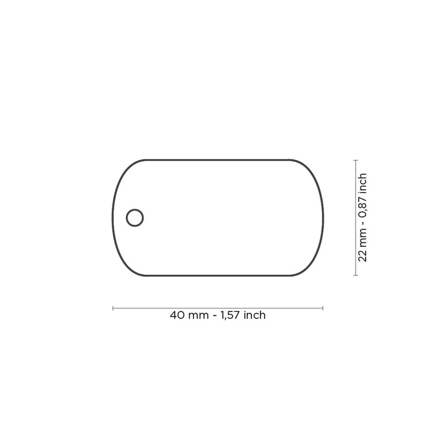 Canadian Flag ID Tag