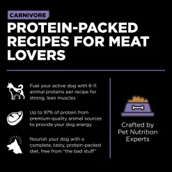 Carnivore Grain-Free Chicken, Turkey + Duck Recipe Senior Dog Food
