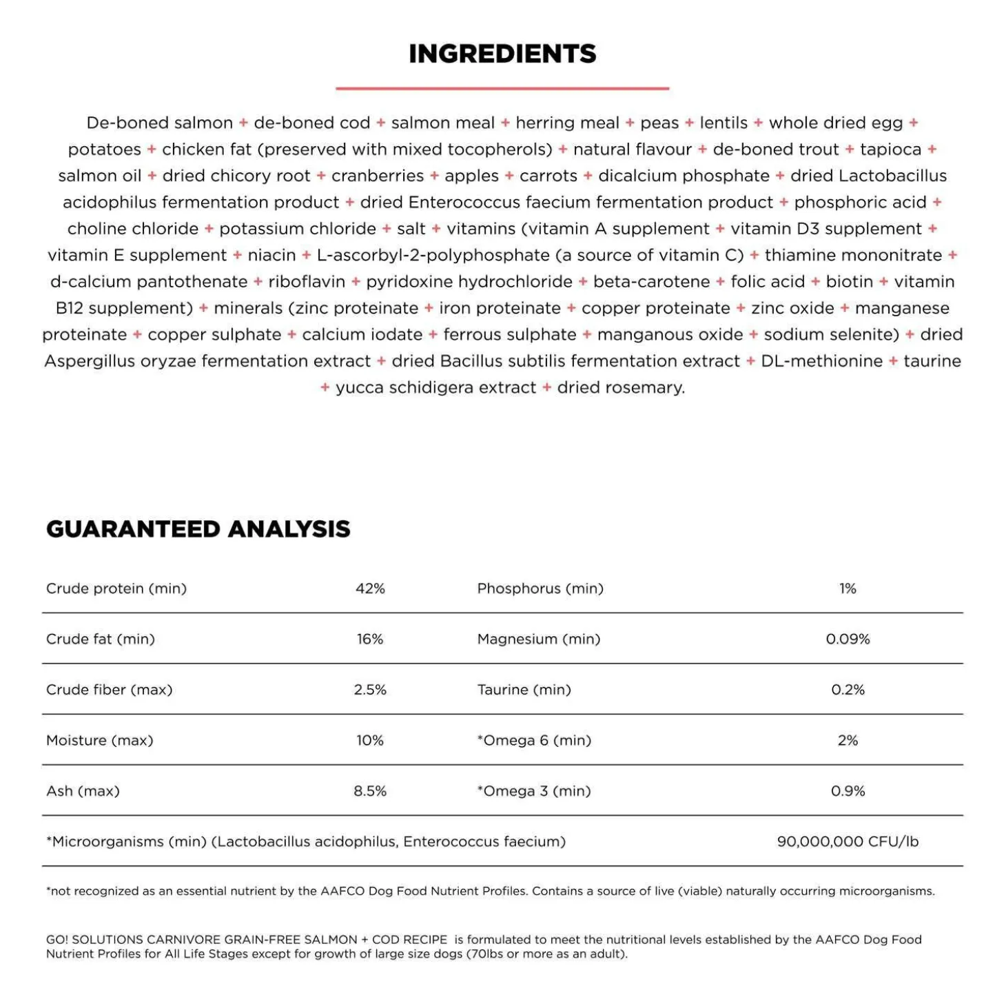 Carnivore Grain-Free Salmon + Cod Recipe Cat Food