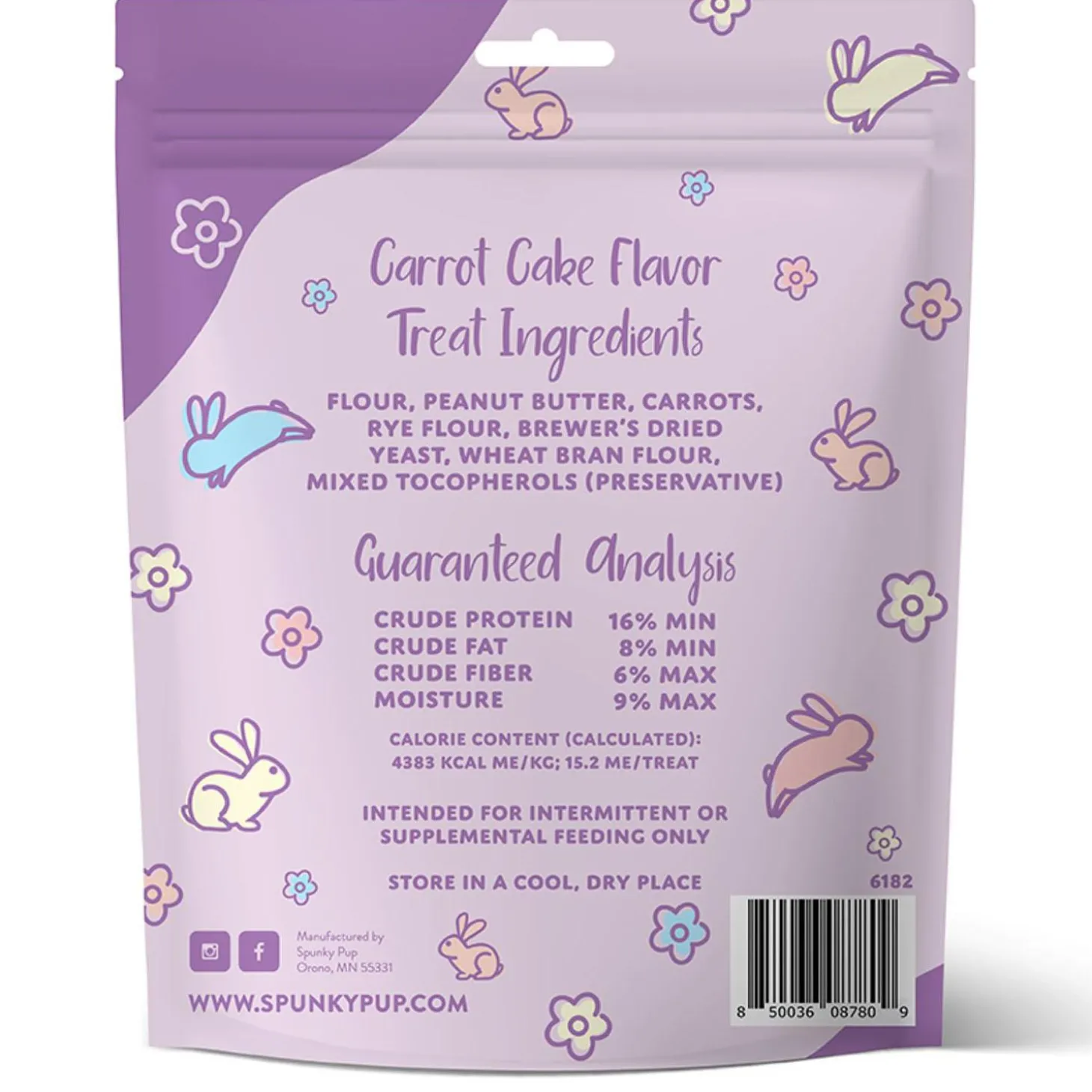 Carrot Cake Crunchy Biscuit Dog Treats