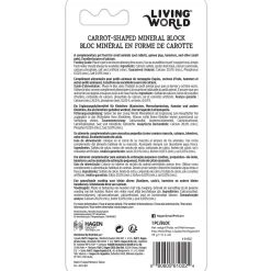 Carrot-Shaped Mineral Block for Small Animals