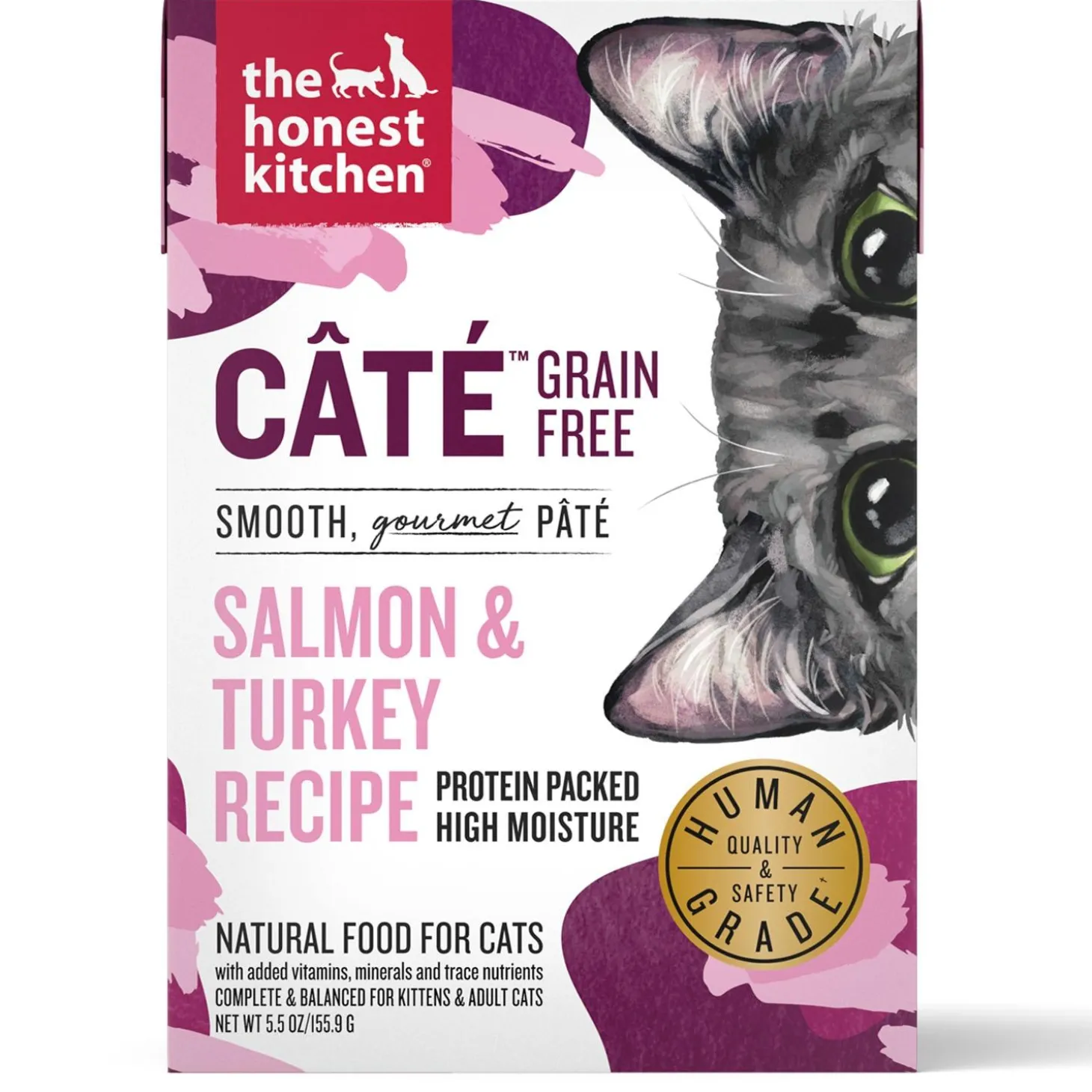 Cate Salmon & Turkey Recipe Pate Cat Food