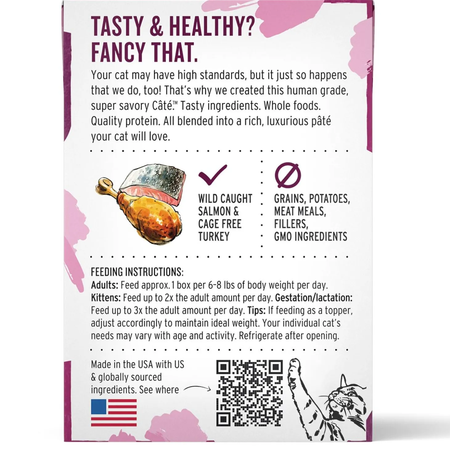 Cate Salmon & Turkey Recipe Pate Cat Food