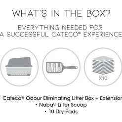 Cateco Odour Eliminating Litter Box