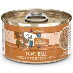 Cats in the Kitchen Fowl Ball Chicken & Turkey Recipe Adult Cat Food