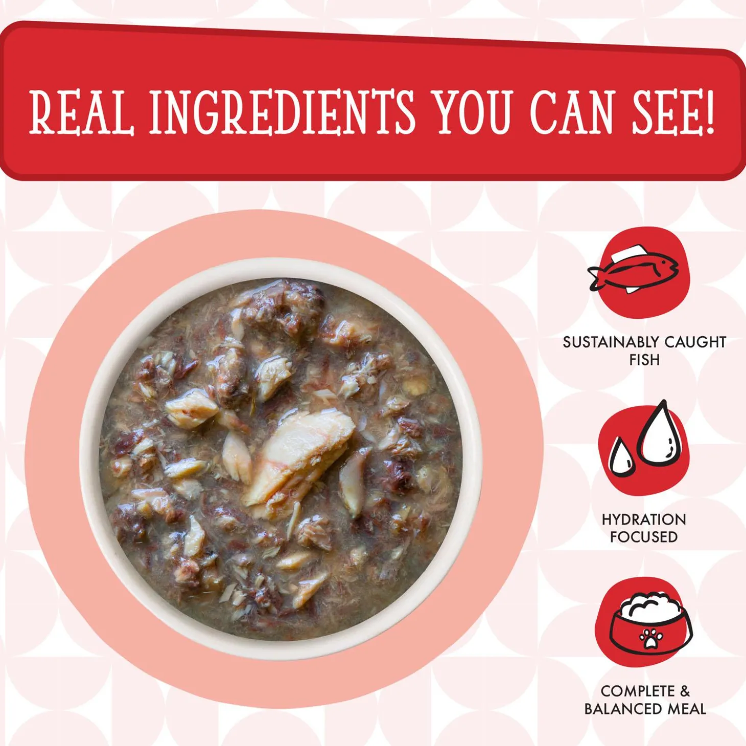 Cats in the Kitchen Mack, Jack & Sam Salmon, Mackerel & Skipjack Tuna Recipe Adult Cat Food