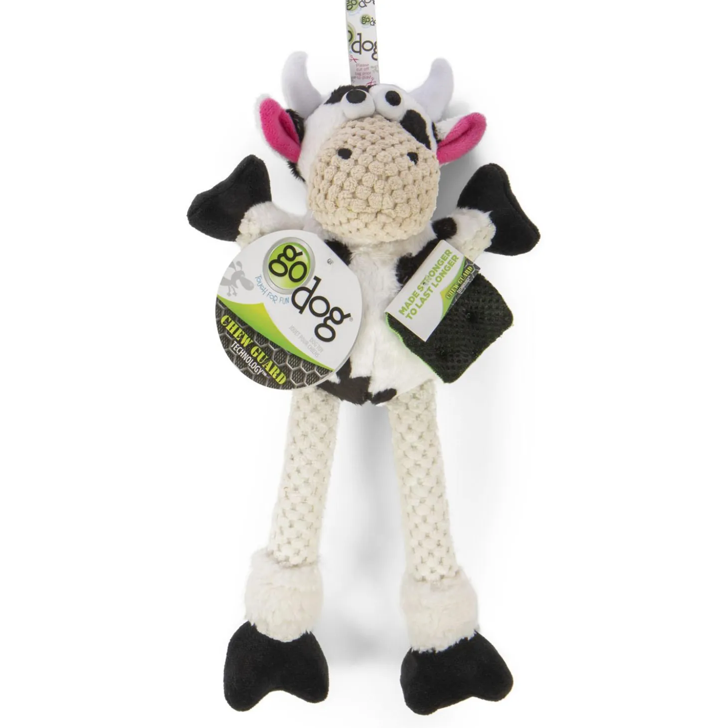Checkers Skinny Cow Dog Toy
