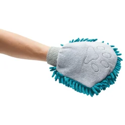 Chenille Grooming Dog Mitt