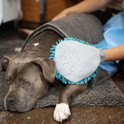 Chenille Grooming Dog Mitt