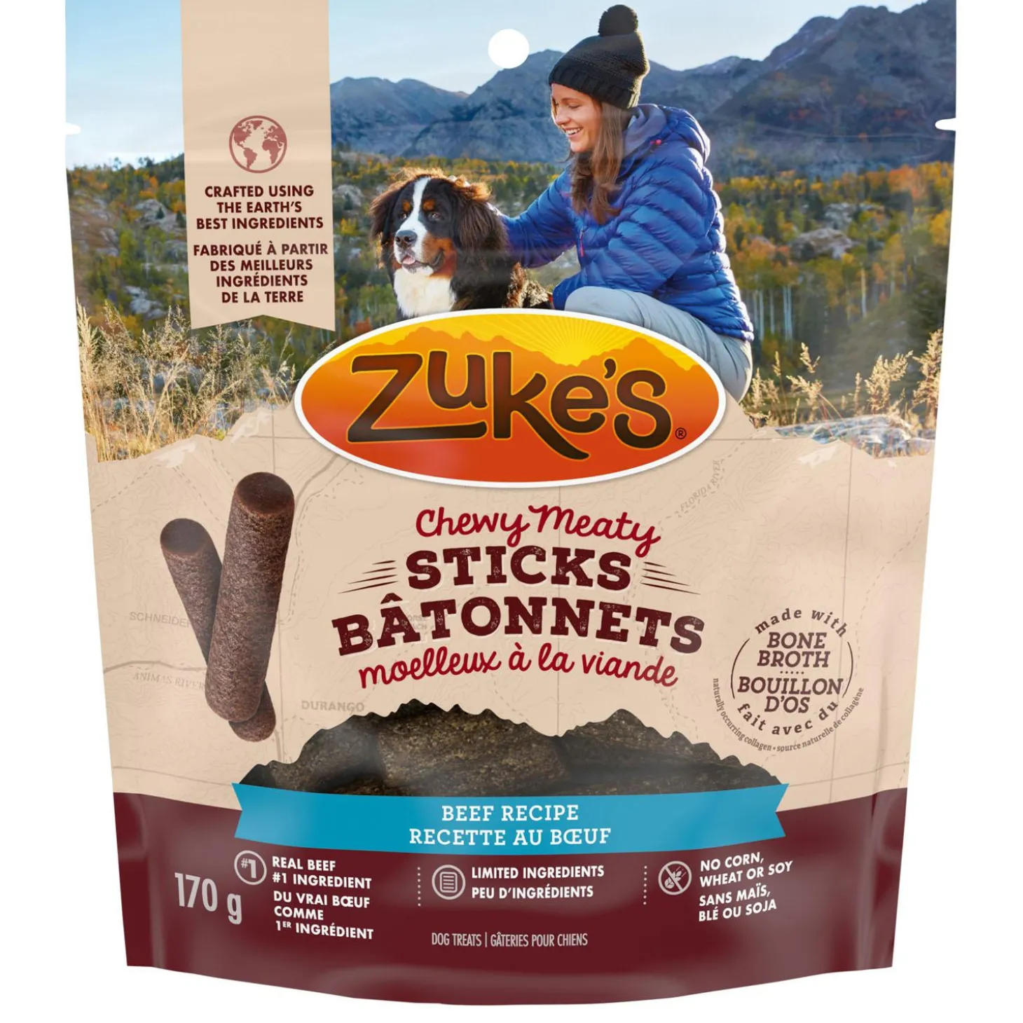 Chewy Meaty Sticks Beef Recipe Dog Treats