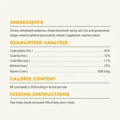 Chewy Strips Immune System Support Chicken Recipe Dog Treats