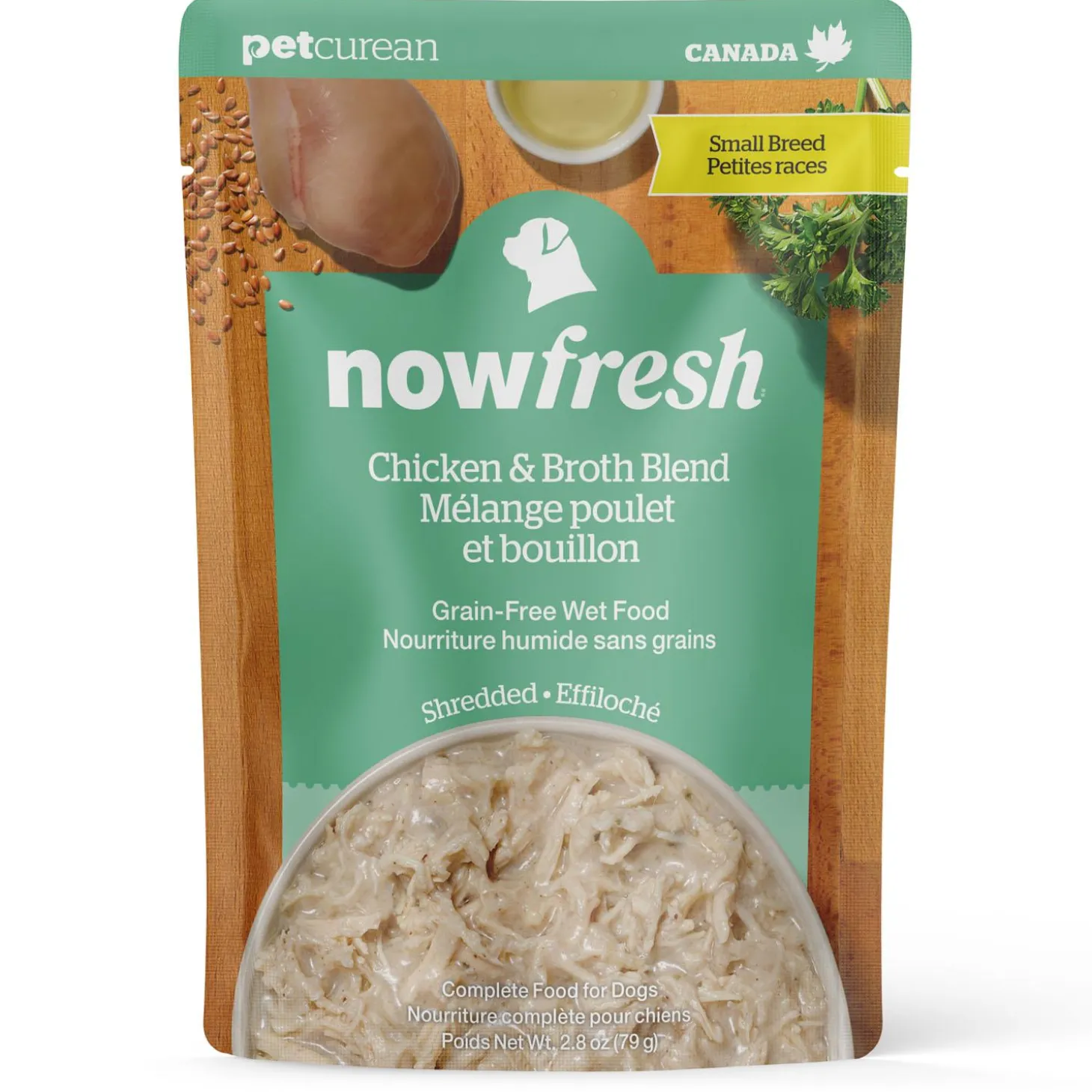 Chicken & Broth Blend Shredded Small Breed Dog Food