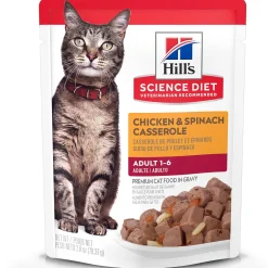 Chicken & Spinach Casserole in Gravy Adult Cat Food