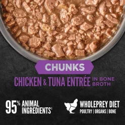 Chicken & Tuna Entree Chunks Kitten Cat Food
