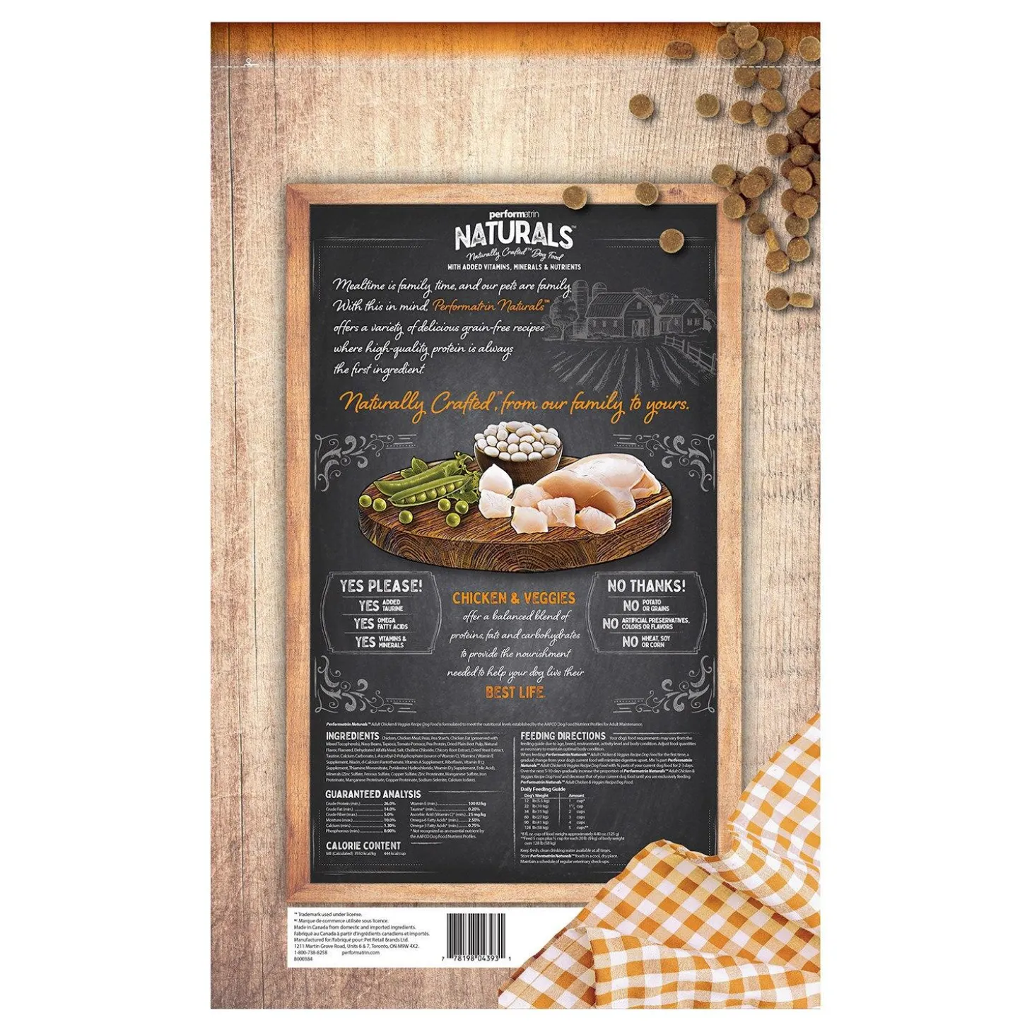 Chicken & Veggies Grain-Free Recipe Adult Dog Food