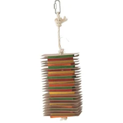 Chipboard & Wooden Slats Bird Toy