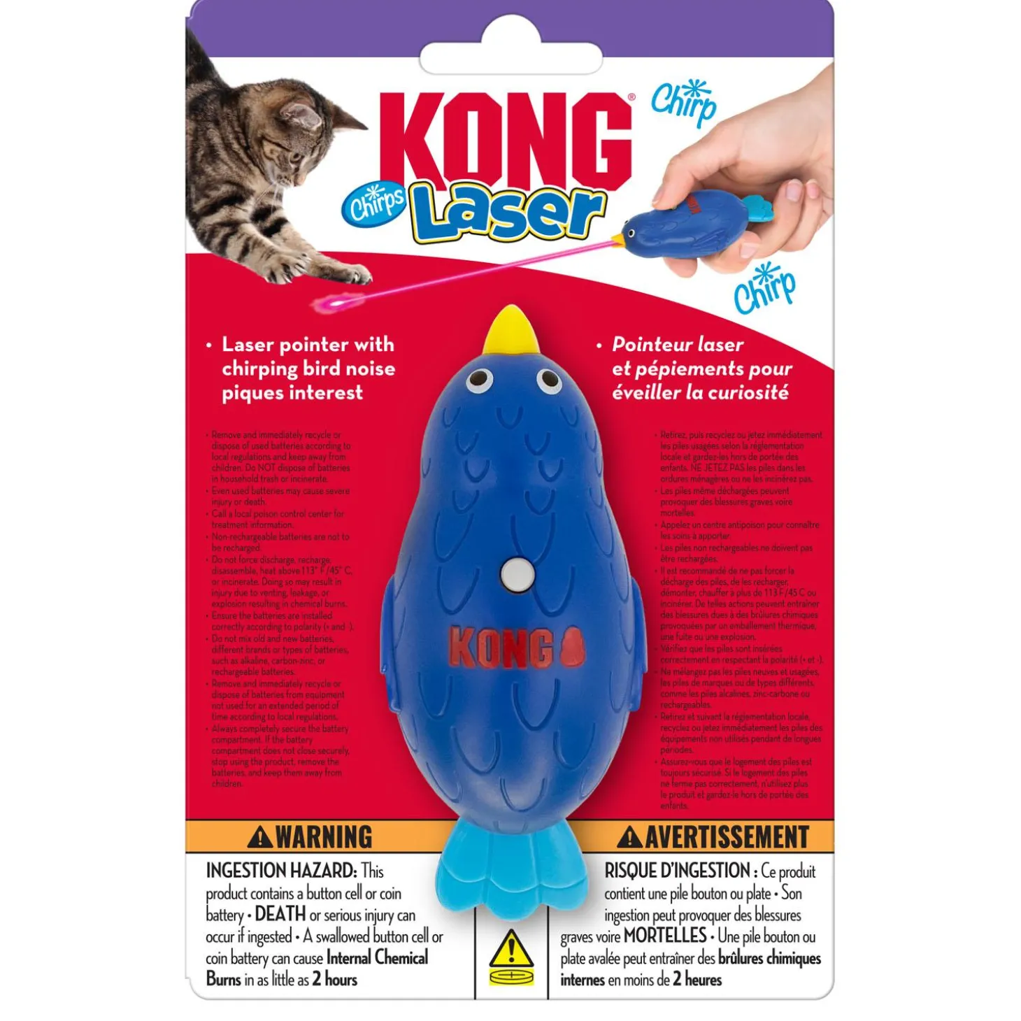 Chirps Laser Bird Cat Toy