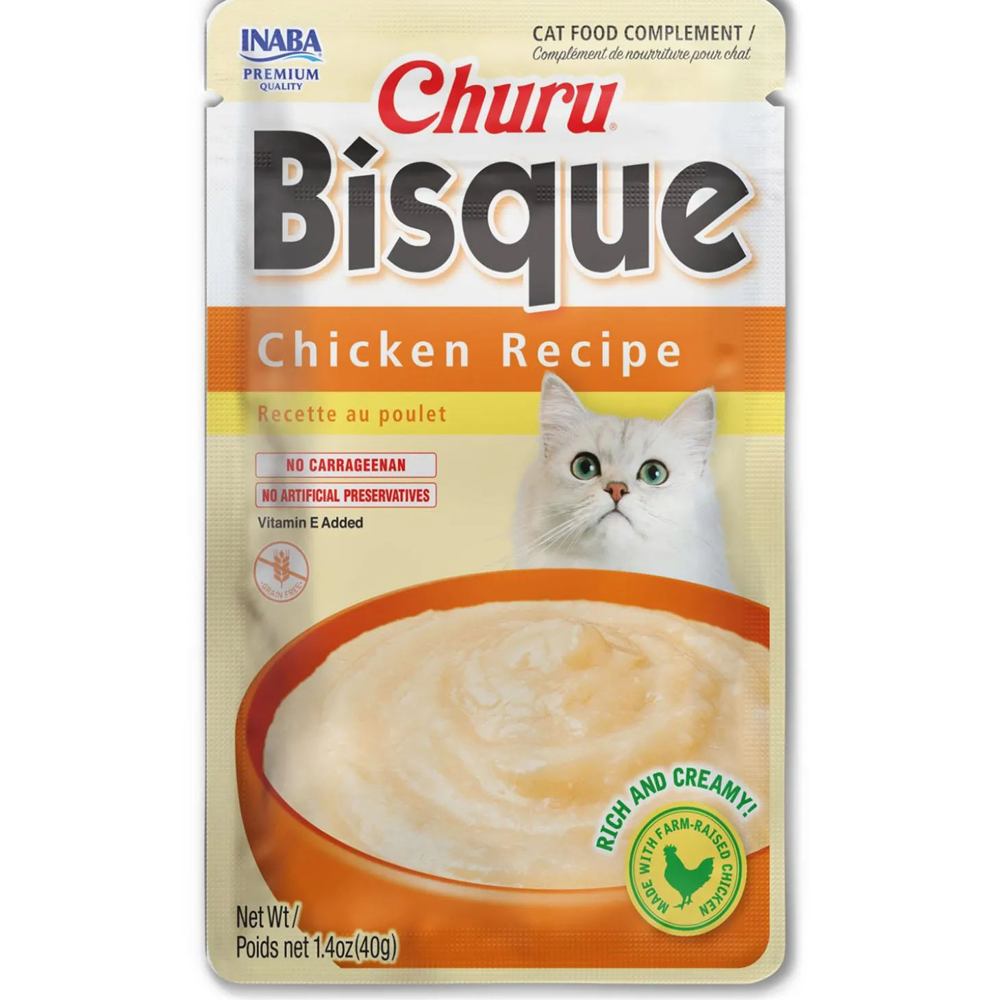 Churu Bisque Chicken Recipe Cat Food Topper
