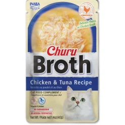 Churu Broth Chicken & Tuna Recipe Cat Food Topper