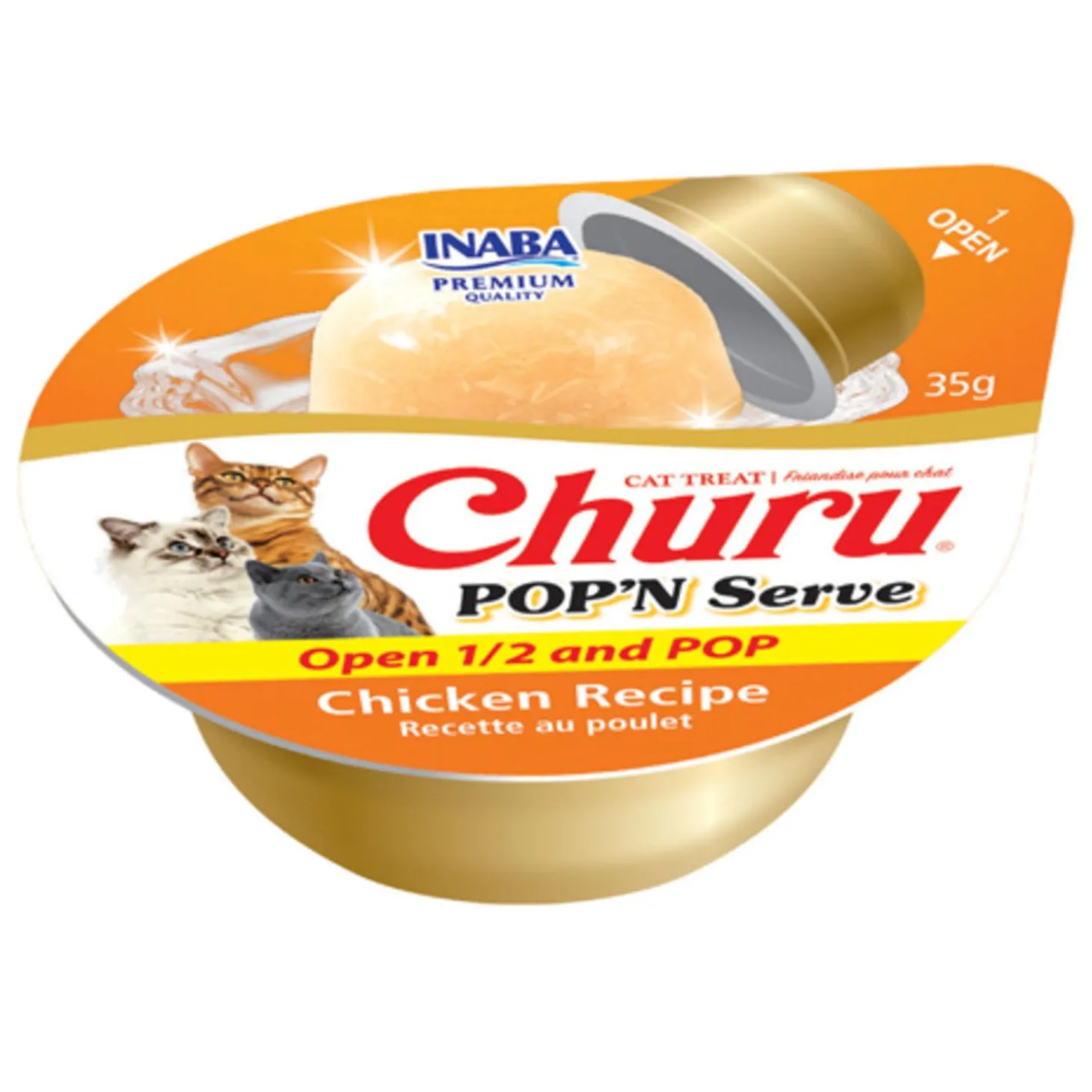 Churu Pop'n Serve Chicken Recipe Cat Treats