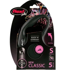 Classic Cord Leashes 16ft Black