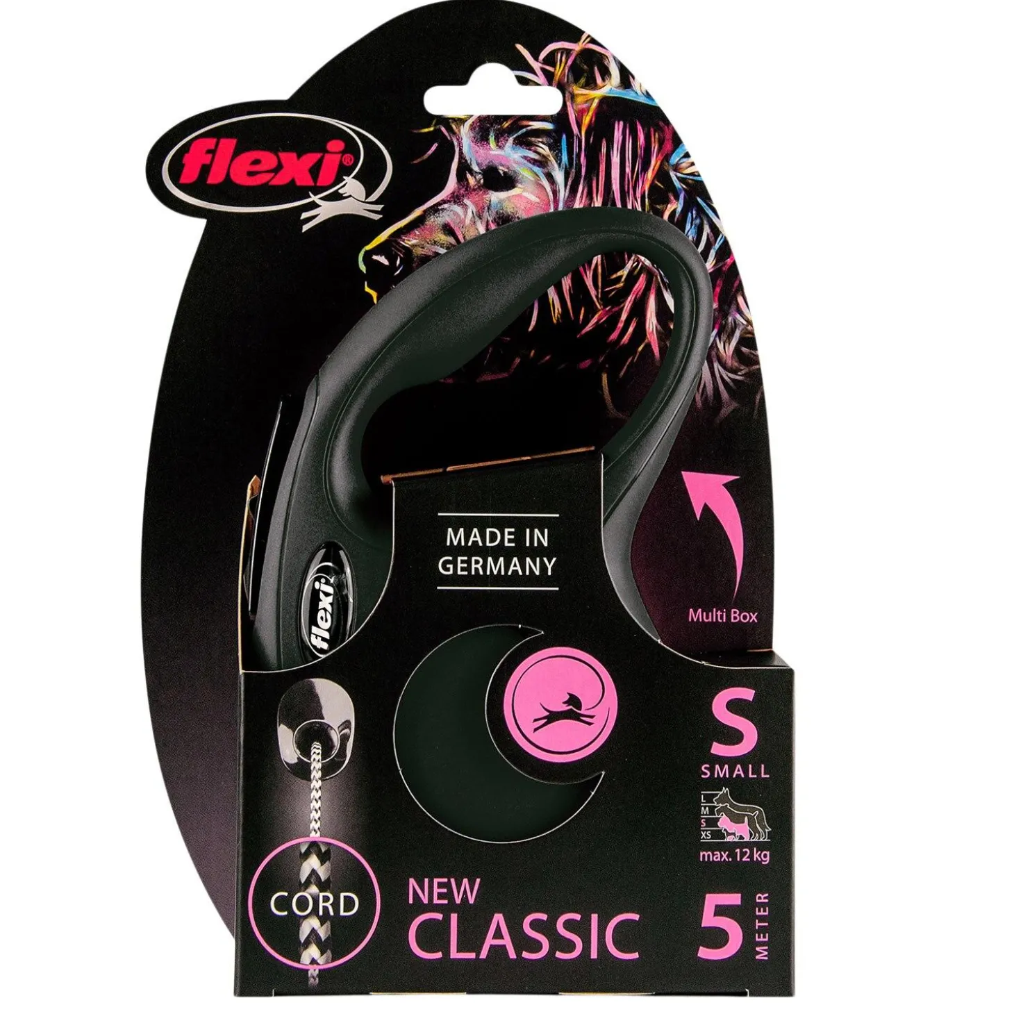 Classic Cord Leashes 16ft Black