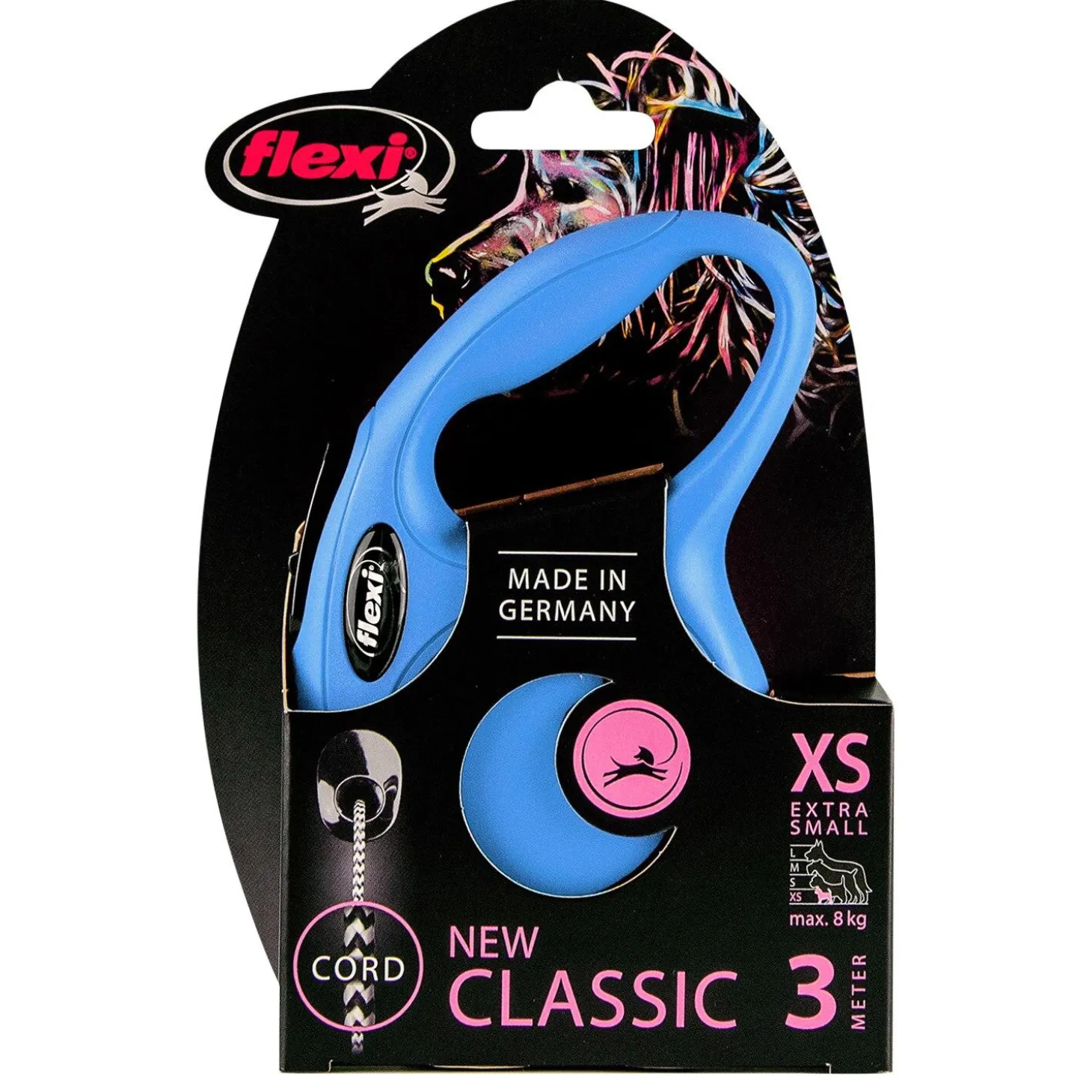 Classic Cord Leashes 10ft Blue