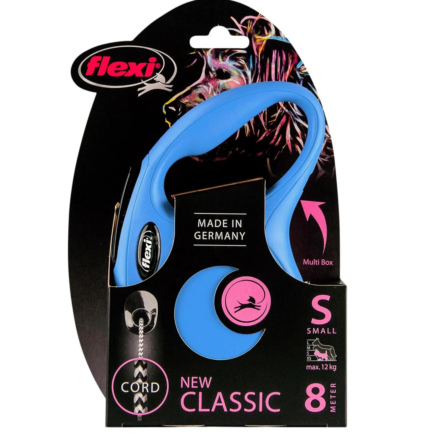 Classic Cord Leashes 26ft Blue