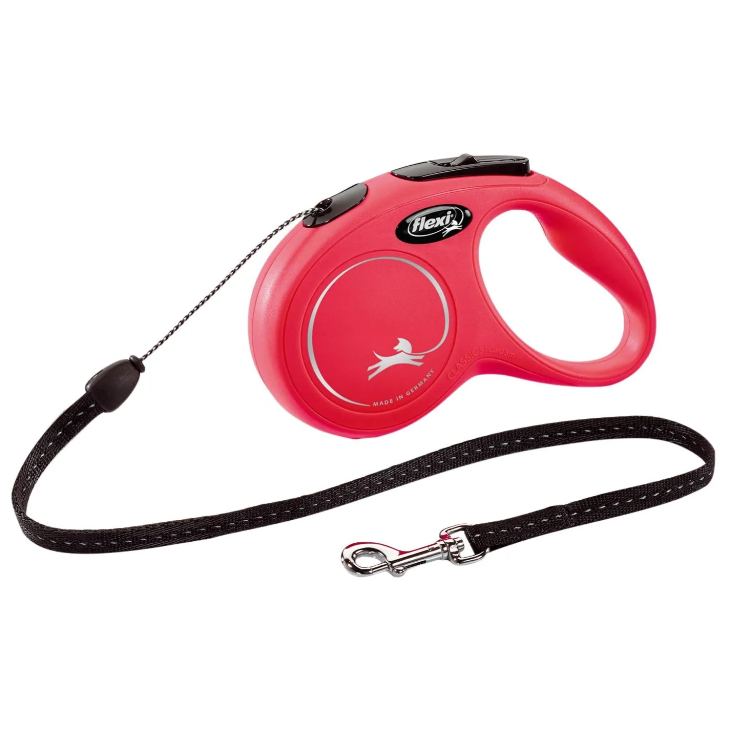 Classic Cord Leashes 16ft Red