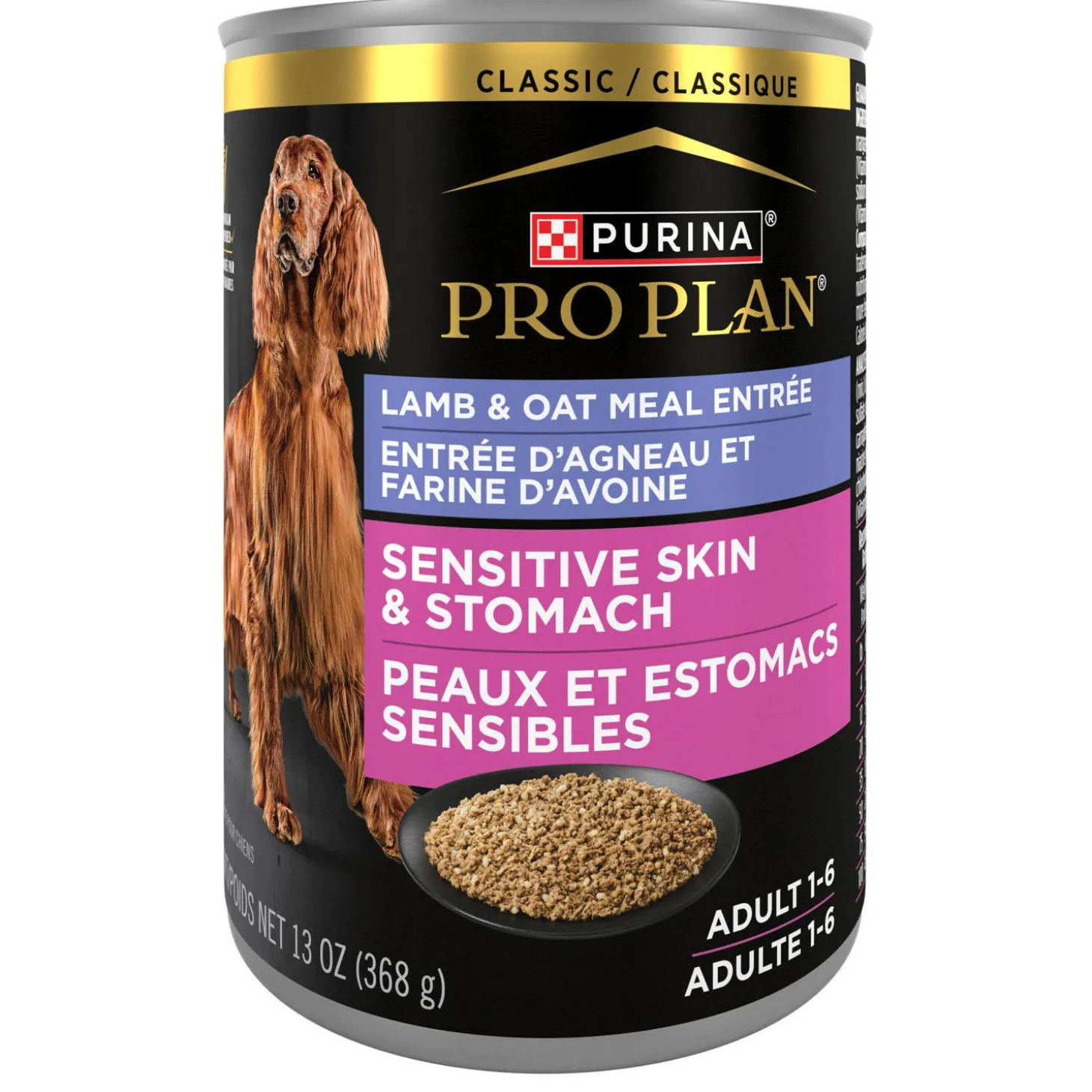 Classic Sensitive Skin & Stomach Lamb & Oat Meal Entree Adult Dog Food