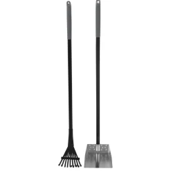 Clean Response Aluminum Rake & Pan