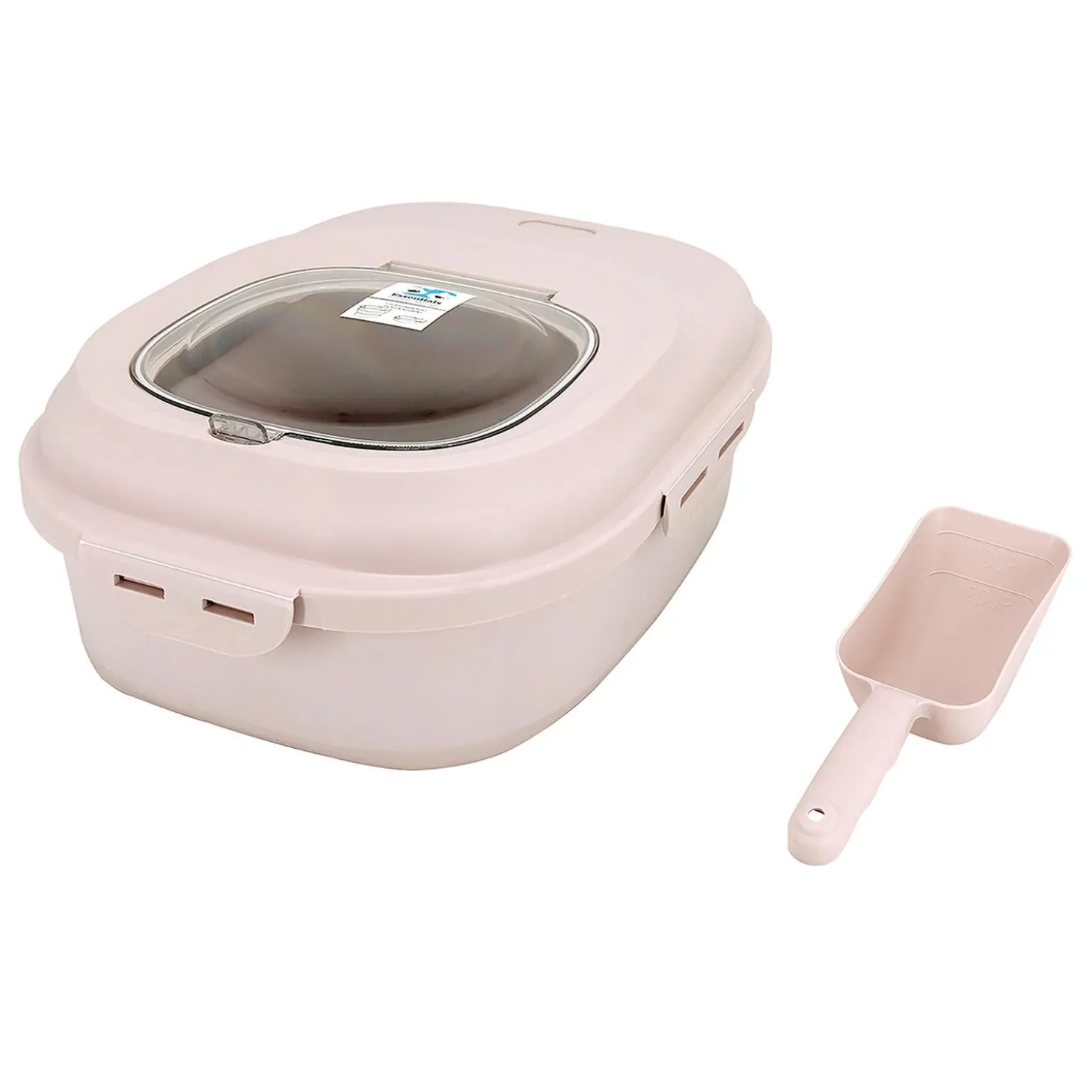 Collapsible Rose Pink Food Container