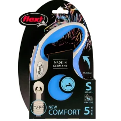 Comfort Tape Leash 16ft Blue