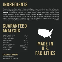 Complete Essentials White Meat Chicken & Vegetable Entree in Gravy Adult Cat Food