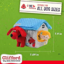 Cozy House Puzzle Plush Dog Toy