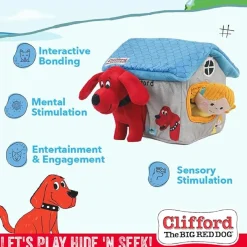 Cozy House Puzzle Plush Dog Toy