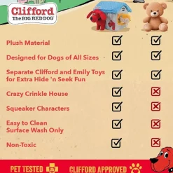 Cozy House Puzzle Plush Dog Toy