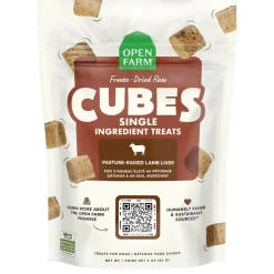 Cubes Single Ingredient Pasture-Raised Lamb Liver Dog Treats