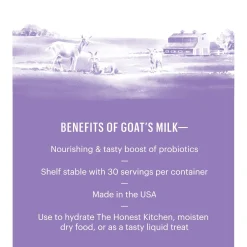 Daily Boosters Goat's Milk with Probiotics Dog Supplement