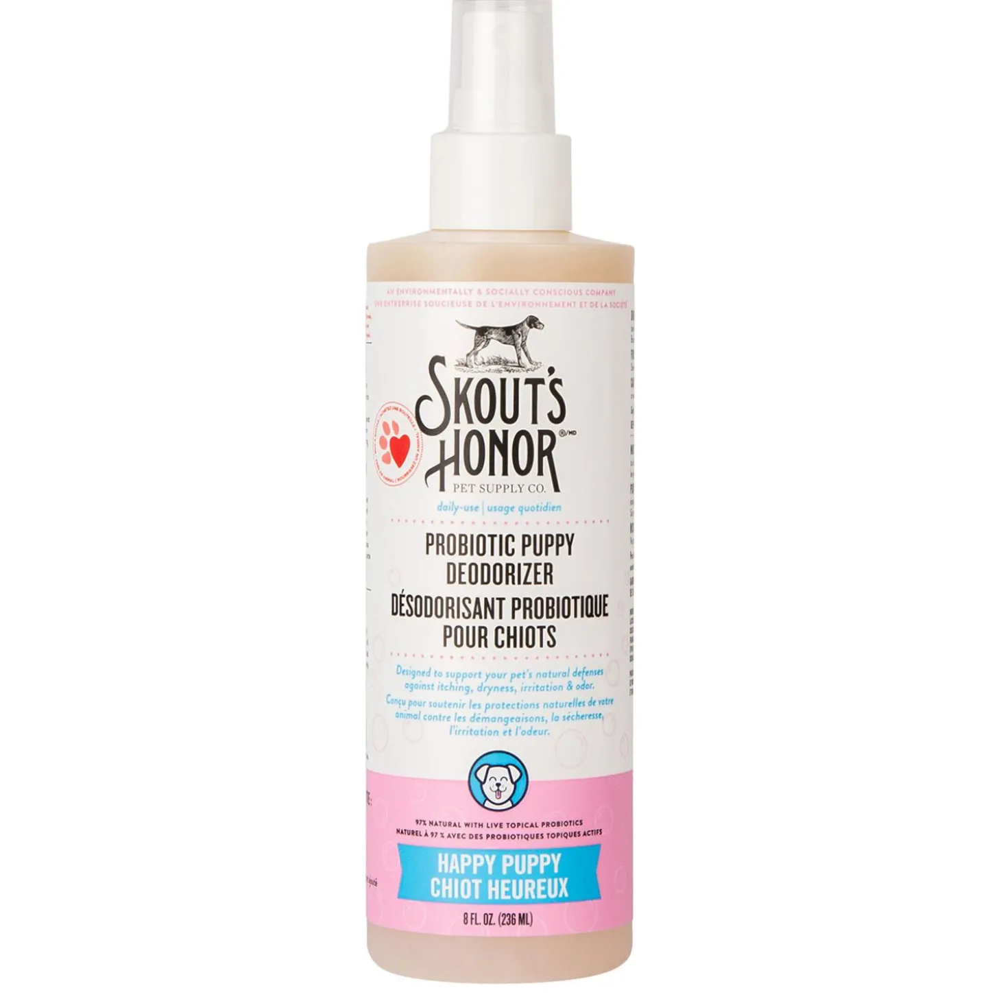 Daily Use Probiotic Deodorizer Happy Puppy Spray