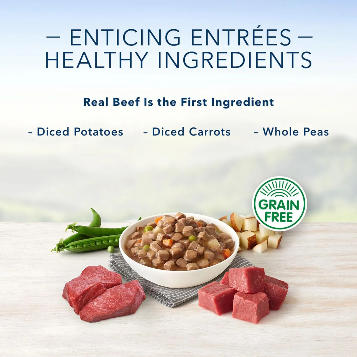 Delights New York Strip Flavour Pate Small Breed Adult Dog Food