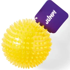 Dental Squeaker Ball Yellow Dog Toy