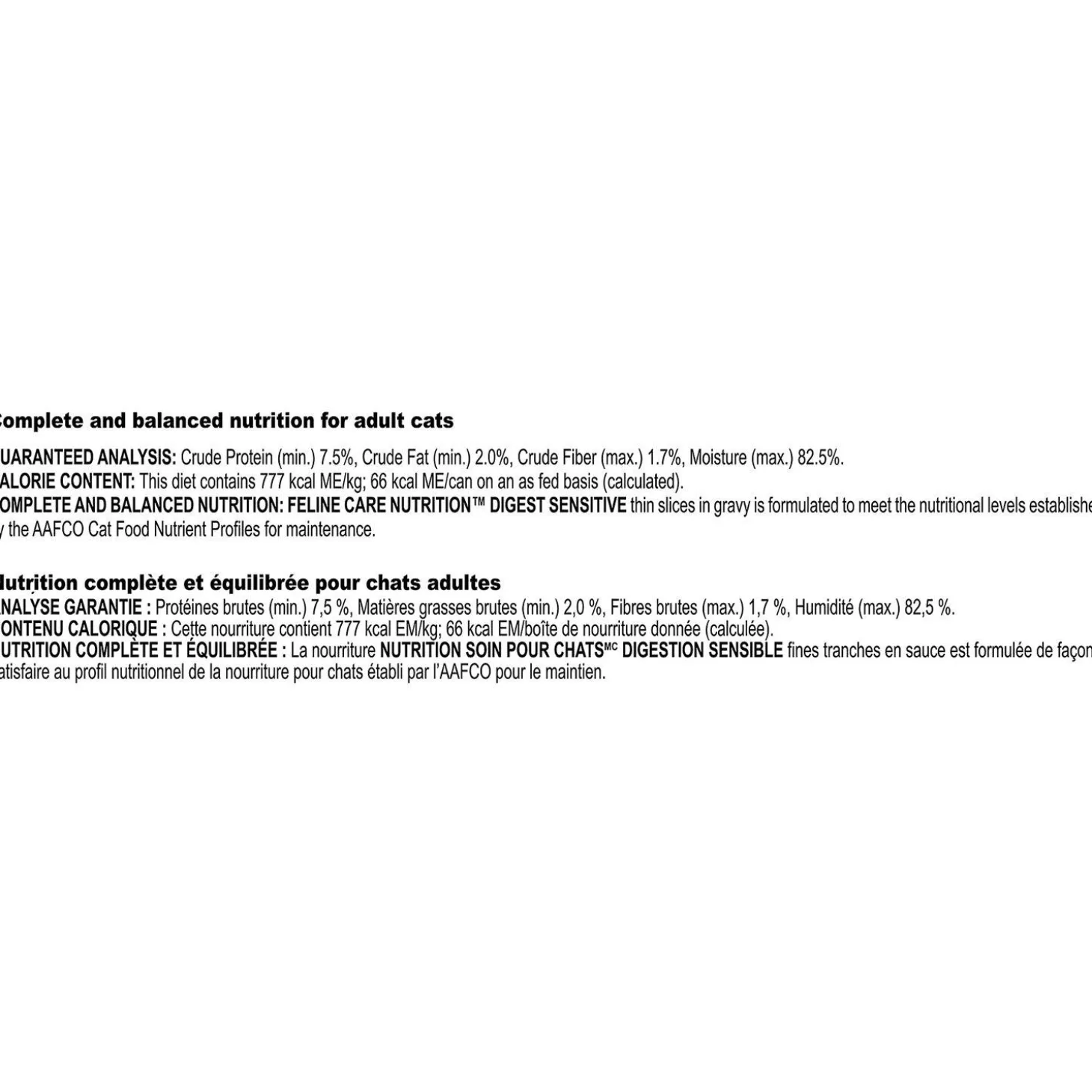 Digest Sensitive Thin Slices In Gravy Cat Food